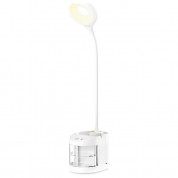 Настольная лампа офисная Ambrella DE56 DE561 WH белый LED 4200K 4W
