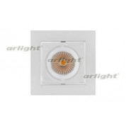 Встраиваемый светильник Arlight  CL-KARDAN-S102x102-9W White (WH, 38 deg)