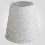 Плафон текстильный Eurosvet  10307 абажур жемчужно-белый